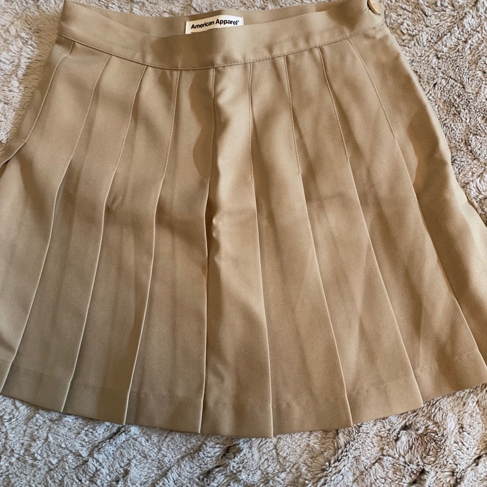 American Apparel Pleated Skirt